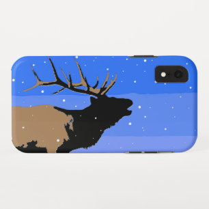 Capa Para iPhone Da Case-Mate Elk Bugling no inverno - Arte original sobre a vid