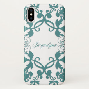 Capa Para iPhone X Embalagem conhecida feita sob encomenda do pavão