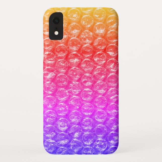 Capa Para iPhone, Case-Mate embrulho da bolha arco-íris (Verso)