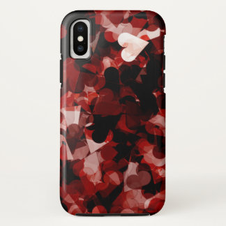Capa Para iPhone Da Case-Mate Emoção vermelha dos corações do amor verdadeiro