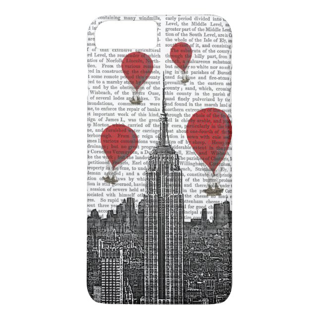 Capa Para iPhone, Case-Mate Empire State Building e Red Hot Air Balloons (Verso)