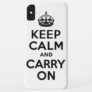 Capa Para iPhone Da Case-Mate Enegreça mantêm-se calmo e continuam-se o exempl