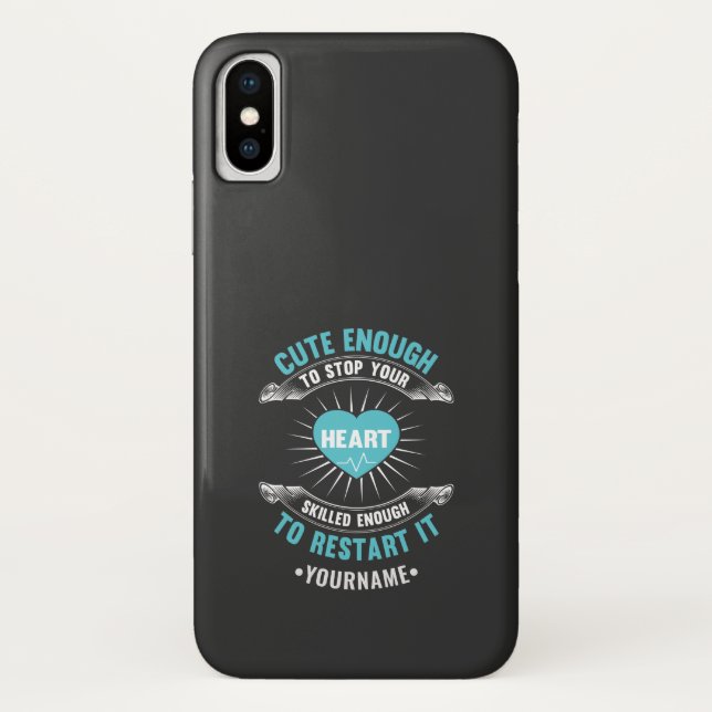 Capa Para iPhone, Case-Mate Enfermeira Enfermando Enfermeira Engraçada (Verso)