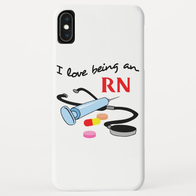 Capa Para iPhone, Case-Mate Enfermeiro Registrado RN (Verso)