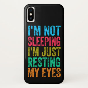 Capa Para iPhone Da Case-Mate engraçado não estou dormindo estou apenas descans
