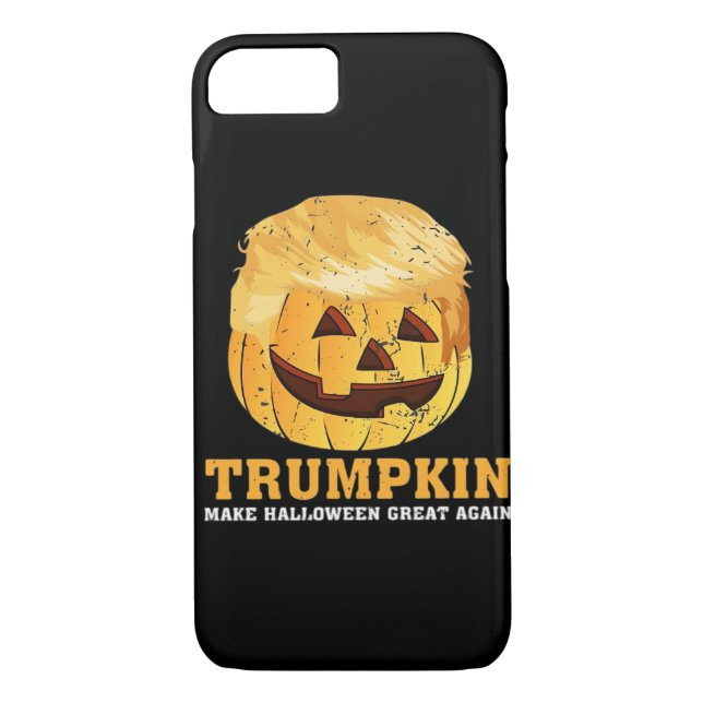 Capa Para iPhone, Case-Mate Engraçado Pumpkin Trumpkin Halloween (Verso)