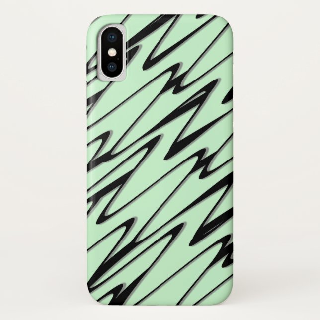 Capa Para iPhone, Case-Mate Envolvendo a dinâmica verde da casa (Verso)