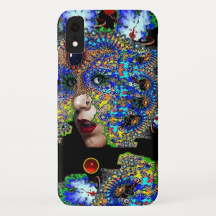 CAPA PARA iPhone DA Case-Mate EPHEMERAL/ MULHER COM MÁSCARA FRACTAL COLORIDA