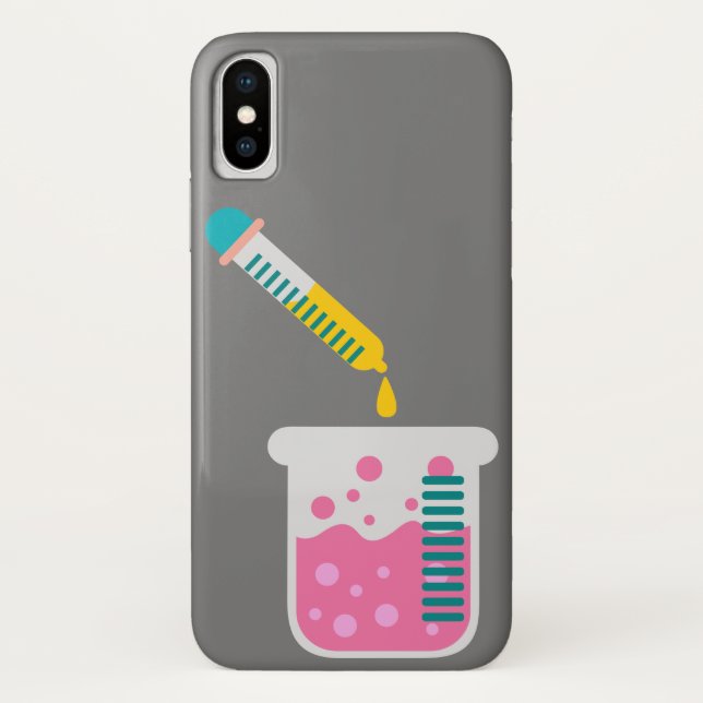 Capa Para iPhone, Case-Mate Equipamento científico fofo de química científica (Verso)