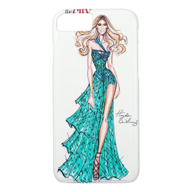 Capa Para iPhone, Case-Mate Esboço da forma - Sarah Jessica Parker. (Verso)