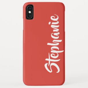 Capa Para iPhone Da Case-Mate Escolher nome jumbo em negrito minimalista de cor