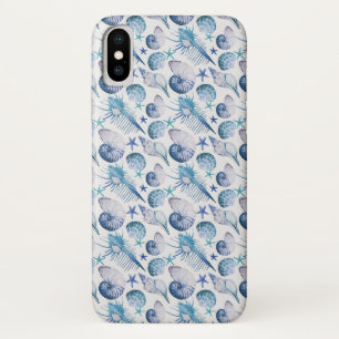 Capa Para iPhone X Escudos da aguarela