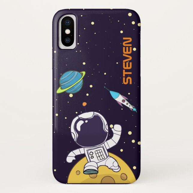 Capa Para iPhone, Case-Mate Espaçador Explorando o Espaço Exterior (Verso)