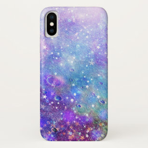 Capa Para iPhone Da Case-Mate Espaço profundo colorido e estrelas brancas