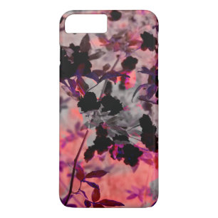 Capa Para iPhone Da Case-Mate Espelho das flores pretas vermelhas Arte design