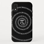 Capa Para iPhone Da Case-Mate Espiral para Dígitos Pi em Preto<br><div class="desc">Um espiral de dígitos Pi em preto. Um simples design inspirado pela solução pi, uma sucessão de números fazer para um excelente de presente humorístico para o matemático, o geek, a mente inquisitiva. Excelente para um estudante, professor, engenheiro ou qualquer um que tenha essa coisa com números. Use o link...</div>