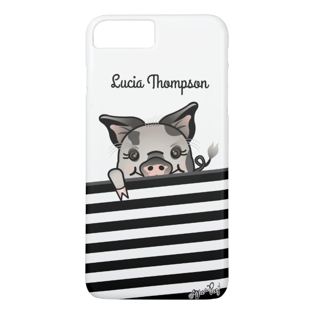 Capa Para iPhone, Case-Mate Espreitar leitão (Verso)