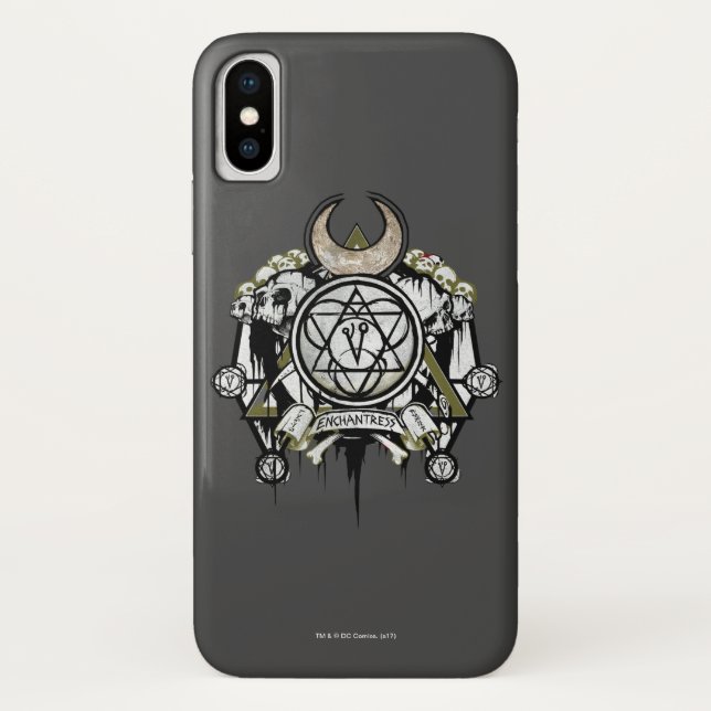 Capa Para iPhone, Case-Mate Esquadrão Suicida | Enchantress Símbolos Tatuagem (Verso)