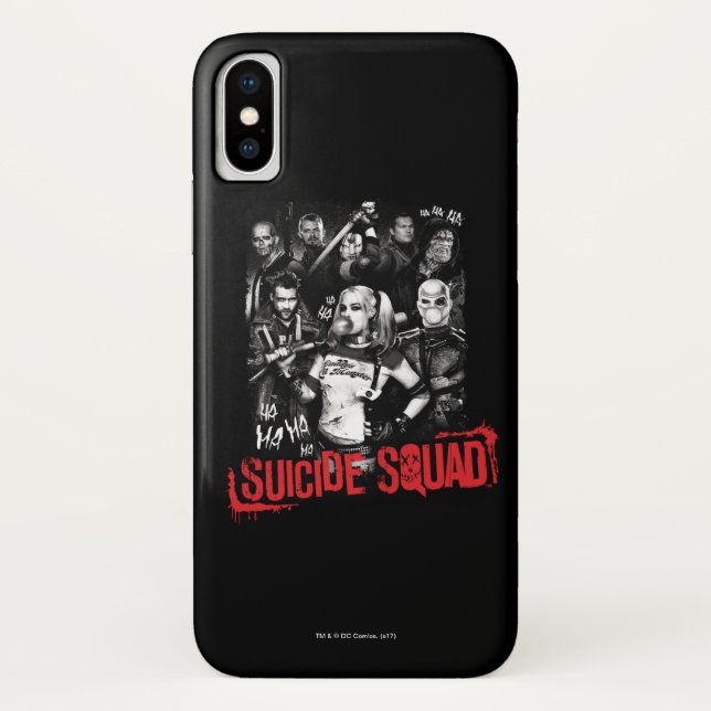 Capa Para iPhone, Case-Mate Esquadrão Suicida | Foto do grupo Grunge (Verso)