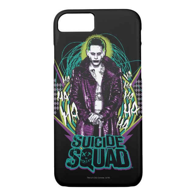 Capa Para iPhone, Case-Mate Esquadrão Suicida | Gráfico do Joker Retro Rock (Verso)