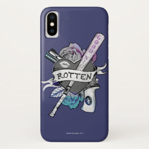Capa Para iPhone Da Case-Mate Esquadrão Suicida   Harley Quinn "Rotten" Tatuagem