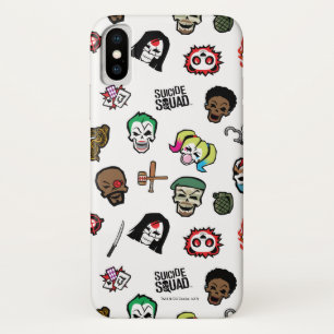 Capa Para iPhone Da Case-Mate Esquadrão Suicida   Padrão Emoji Esquadrão Suic