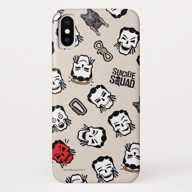 Capa Para iPhone, Case-Mate Esquadrão Suicida | Slipknot Emoji Pattern (Verso)