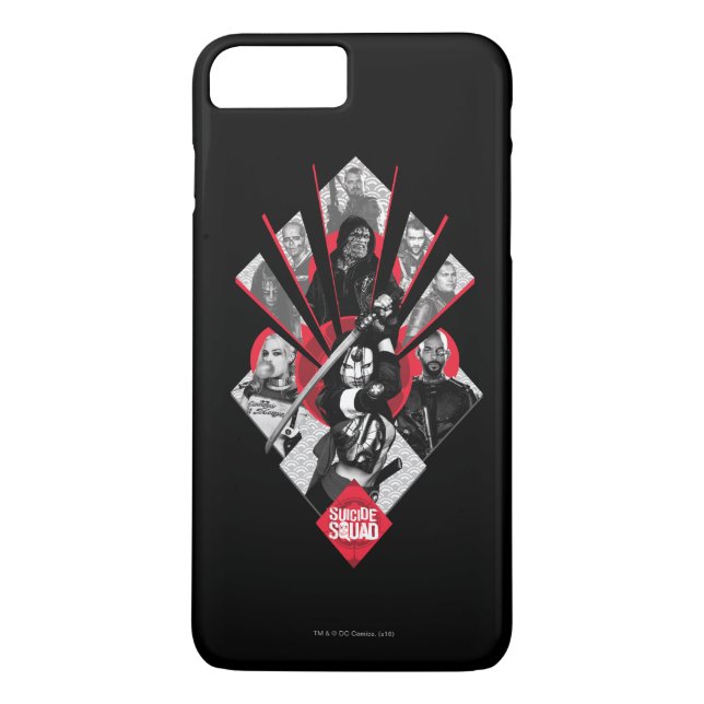 Capa Para iPhone, Case-Mate Esquadrão Suicida | Task Force X Gráfico Japonês (Verso)