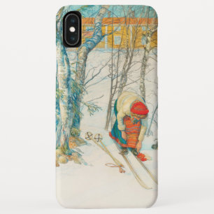 Capa Para iPhone Da Case-Mate Esqui de inverno de Carl Larsson