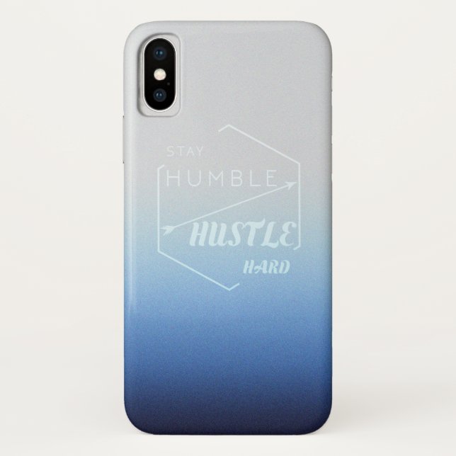 Capa Para iPhone, Case-Mate Estada humilde e duro da convicção (Verso)