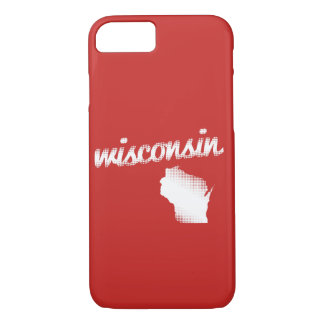 Capa Para iPhone Da Case-Mate Estado de Wisconsin no branco