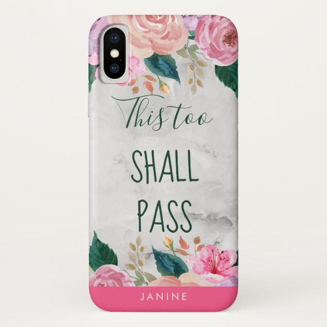 Capa Para iPhone, Case-Mate Este Também Deve Passar Por Nome Personalizado De  (Verso)