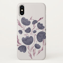 Capa Para iPhone Da Case-Mate Estética da Flor Roxa Escura