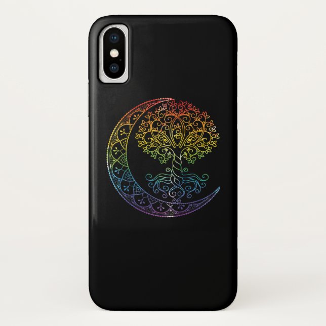 Capa Para iPhone, Case-Mate Estilo de Tatuagem Mandala Tree of Life (Verso)