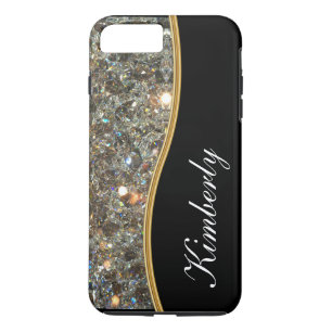 Capa Para iPhone Da Case-Mate Estilo elegante do monograma de Bling