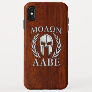 Capa Para iPhone Da Case-Mate Estilo espartano do cromo dos louros do guerreiro