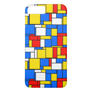 Capa Para iPhone Da Case-Mate Estilo Inspirado Mondrian Padrão Amarelo Vermelho
