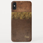 Capa Para iPhone XS Max Estilo Ocidental<br><div class="desc">Insira seu nome ou qualquer outro texto,  ou simplesmente exclua-o.</div>