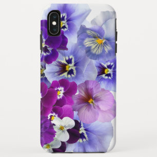Capa Para iPhone Da Case-Mate Estojo de Celular Floral Violetas Pensativas Viole