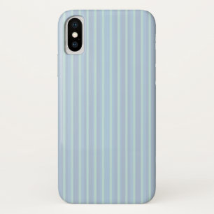 Capa Para iPhone Da Case-Mate Estojo de iPhone X Case-Mate Listrado Azul Brilhan