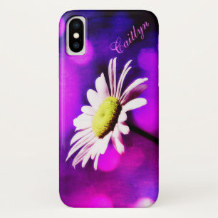 Capa Para iPhone Da Case-Mate Estojo de margarida de ametista rosa *Personalizad