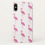 Capa Para iPhone Da Case-Mate Estojo de telefone Case-Mate iPhone flamingo rosa<br><div class="desc">Flamingo estilizado em tons sutis de rosa - chique retrô</div>