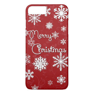 Capa Para iPhone Da Case-Mate Estojo de telefone Floco de neve Natal feliz
