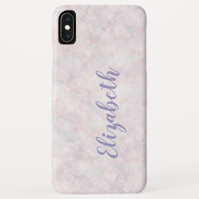 Capa Para iPhone, Case-Mate Estojo Light Pink Bokeh Case-Mate para iPhone XS M (Verso)