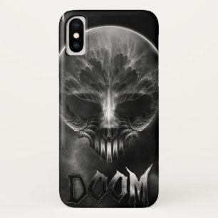 Capa Para iPhone X Estou Com O Crânio Fractal