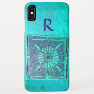 Capa Para iPhone Da Case-Mate ESTRELA DE MANHÃ, Pawnee Aqua Blue Turquoise Mono