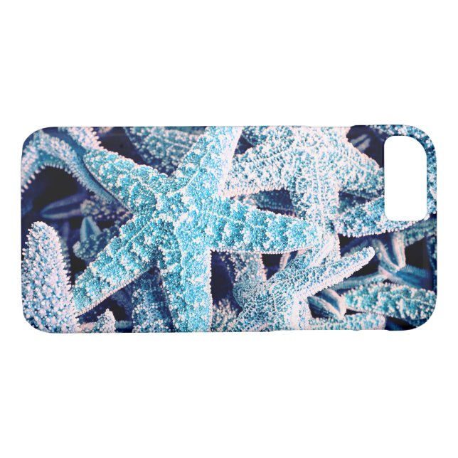 Capa Para iPhone, Case-Mate Estrela do mar azul tropical (Verso (Horizontal))