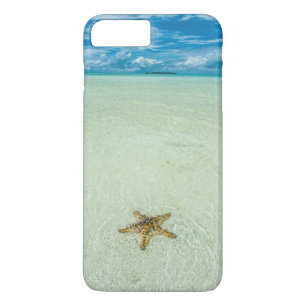 Capa iPhone 8 Plus/7 Plus Estrela do mar em águas rasas, Palau