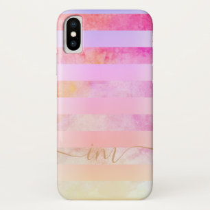 Capa Para iPhone Da Case-Mate Estrias Amarelas Abstrato monogramas em Aquarela C
