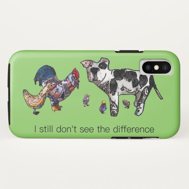 Capa Para iPhone, Case-Mate Eu ainda não ver a diferença (Verso (Horizontal))